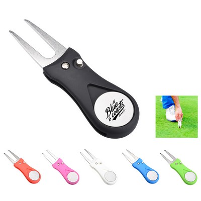 Magnetic Golf Divot Repair Tool