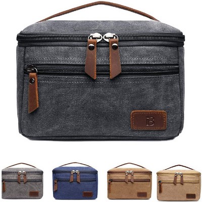 Canvas Toiletry Bag