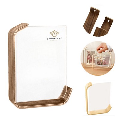 Acrylic Picture Frame Diy Wooden Photo Frame Transparent Herbarium Display Frame Home Decor