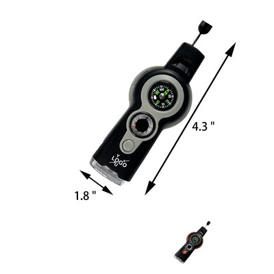 Multifunctional Survival Whistle Keychain