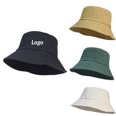 Unisex Black Bucket Hat for Sun Protection and Style