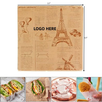 11x11.5" Food Packaging Paper