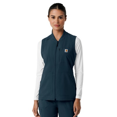 Carhartt Scrubs - Force Cross-Flex - Women's Six-Pocket Lightweight Scrub Vest