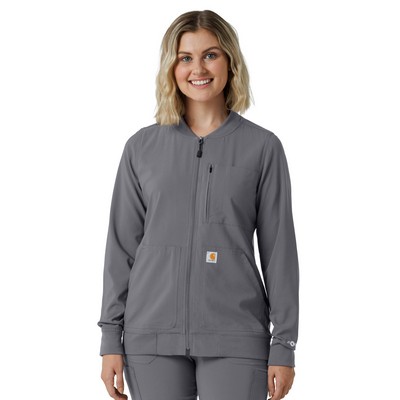 Carhartt Scrubs - Force Cross-Flex - Women's Six-Pocket Lightweight Scrub Jacket