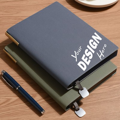 Executive A5 PU Leather Journal with Pen Holder