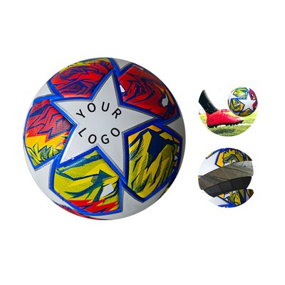 PU Material Size Five Soccer Ball With Tournament Standard