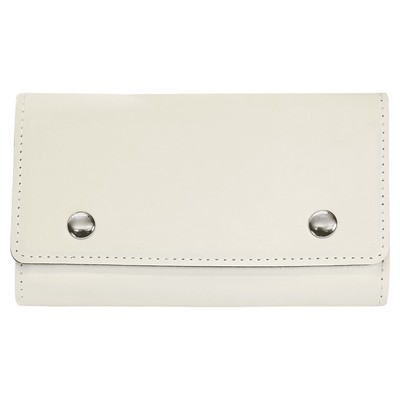 White Card & Dice Set, Laserable Leatherette, 6-1/2"x3-3/4"