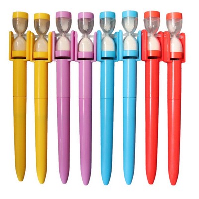 Sand Timer Ballpoint Pen Stress Relief Hourglass Pen