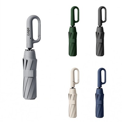 Automatic Foldable 3-Fold Business Umbrella with Compact Travel Design