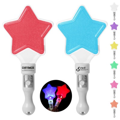 LED Flashing Satr Shape Sticks
