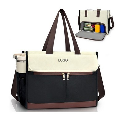 Leak-Proof Insulated Lunch Tote Bag with Shoulder Strap Cooler Lunch Box