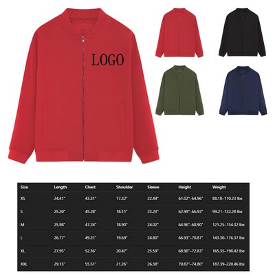 Oxford Cloth Pilot Style Jacket (XS-XXL)