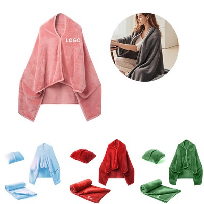 2-In-1 Shawl Blanket