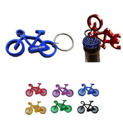 Cyclists Aluminum Bottle Keychain