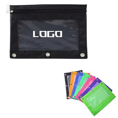 3 Ring Binder Cosmetic Bag