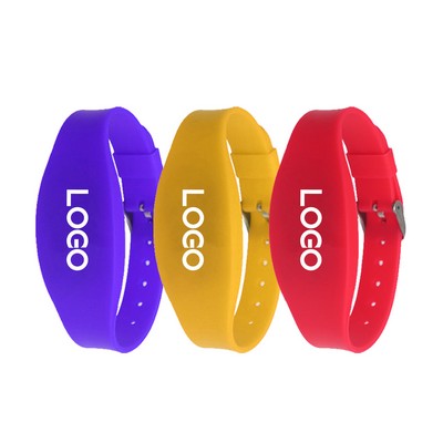 Rfid Silicone Wristband For Cashless Ticketing