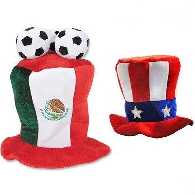2026 World Cup Velvet Soccer Fan Hat