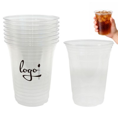 16oz Disposable Clear Plastic Cup