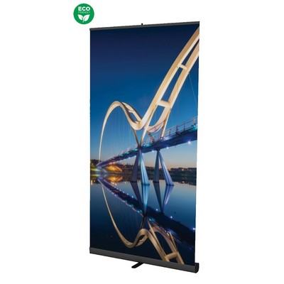 48"W x 92"H Eco-Friendly Retractable Banner (Dye Sublimation Print)