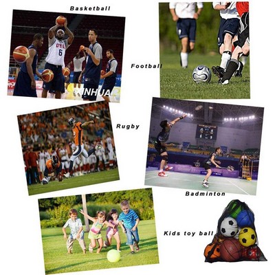 Large Capacity Drawstring Mesh Bag