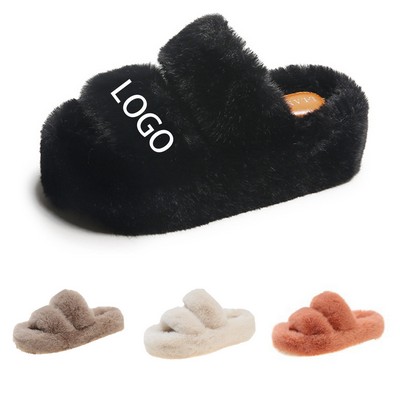 Woman Fluffy Slippers
