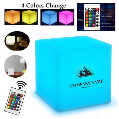 Rechargeable LED Light Cube