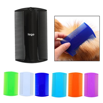 Double Sided Pet Flea Comb