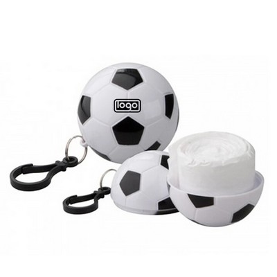 Kids Disposable Compressed Soccer Rain Poncho