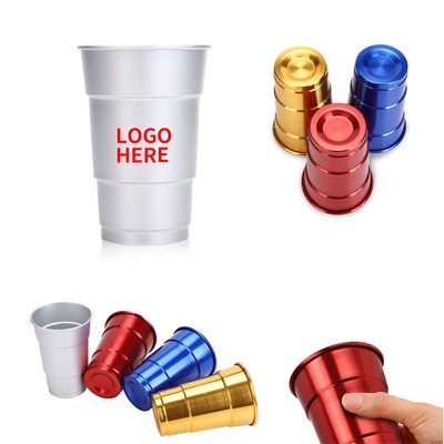16oz Reusable Aluminum Stadium Beer Cup