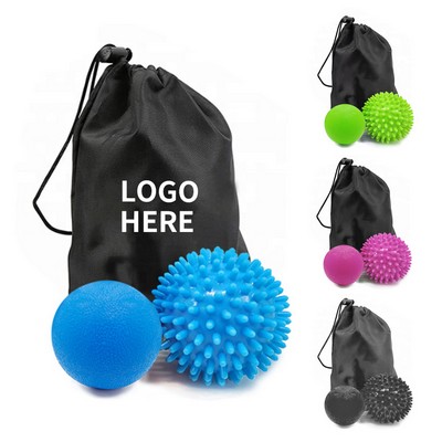 Dual-Ball Massage Therapy Kit with Pouch
