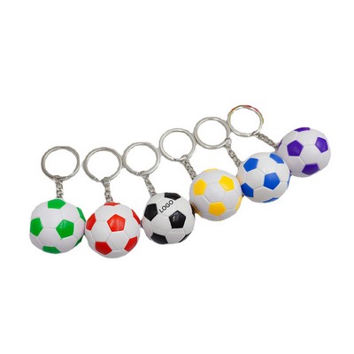 Plastic Mini Football Keychain