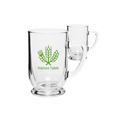 16 oz. Clear Wall Glass Mugs