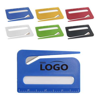 3-In-1 Multi Functional Envelope Knife With Magnifying Glass