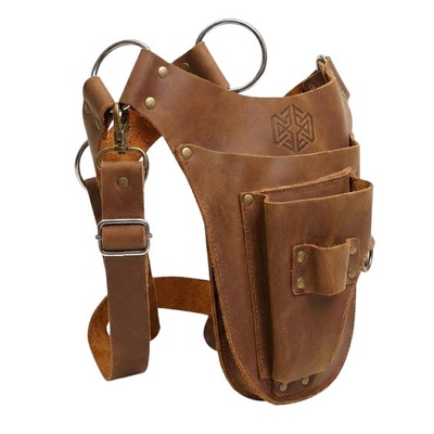 Vintage PU Leather Drop Leg Waist Holster