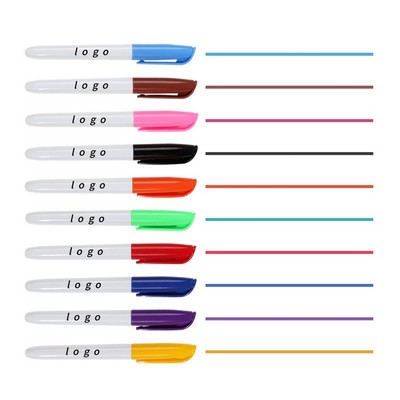 12 Color Oil Based Permanent Marker Pens