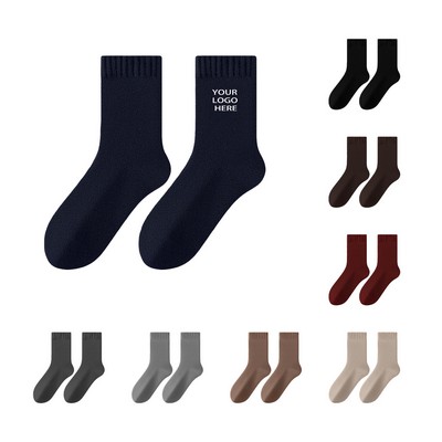 Thickened Fleece-Lined Wool Socks