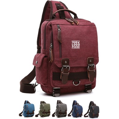Versatile Canvas Crossbody Bag A2