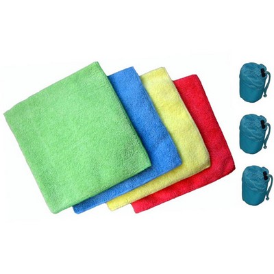 Microfiber Towel w/Pouch