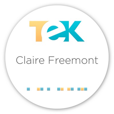 Full Color Name Badge w/ Personalization (3") Circle