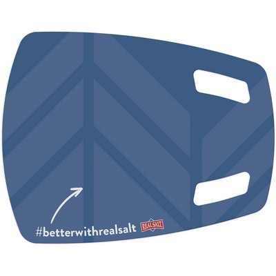 Flexible Cutting Board, FDA approved .045 clear plastic, Scoop Design (10" x 12.875") Full Color