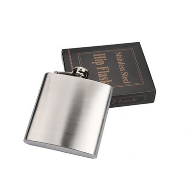 6 Oz Stainless Steel Flask