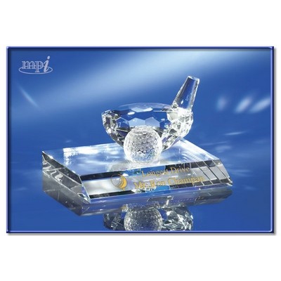 Perfect Golf Shot Crystal Award