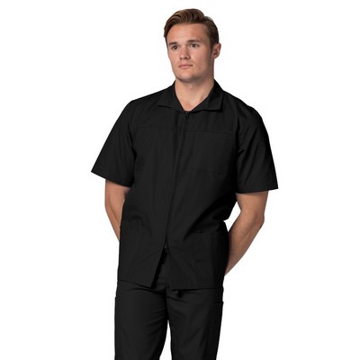 Adar - Universal - Men's Zippered Short Sleeve Jacket