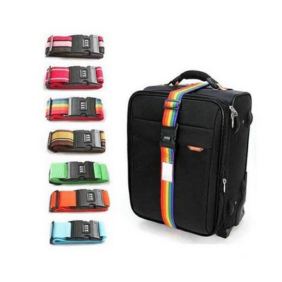 72" Adjustable Luggage Belt – Optional Sublimation Full Color or Jacquard Decoration