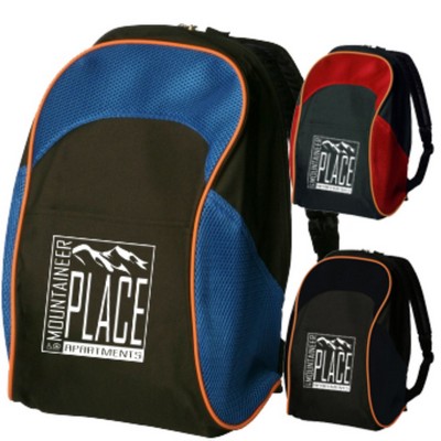 Classic Two-Tone School Backpack