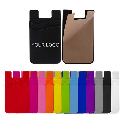 Silicone Phone Wallet With 2 Slots
