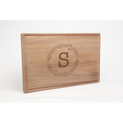 11" x 17" Walnut Cutting Board with Juice Track