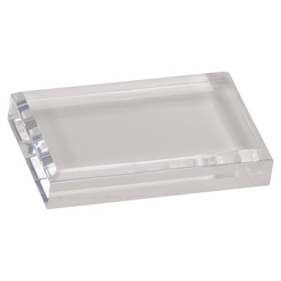 4" x 2.5" Clear Acrylic Paperweight