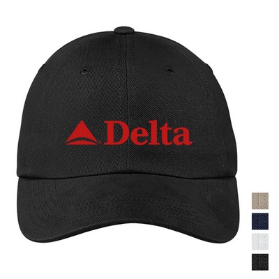Port Authority Brushed Twill Cap