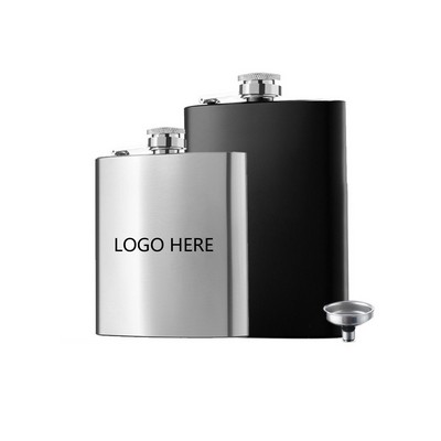 6 Oz. Stainless Steel Flask